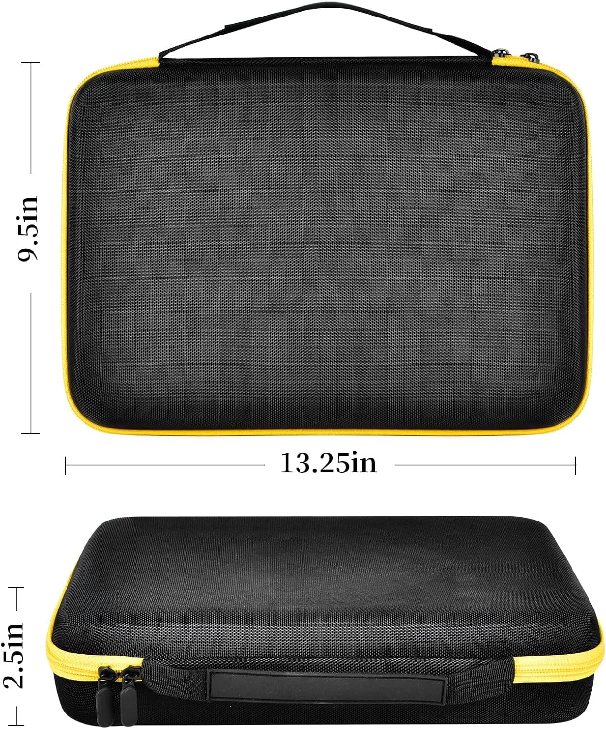 Case Compatible with Klein Tools VDV501-851 VDV500-123 VDV226-110 VDV427-300. Storage Carrying Travel Holder for Cable Tester for Scout Pro 3/ Tracer Probe/Wire Stripper and Accessories- Yellow Zipper image number 6