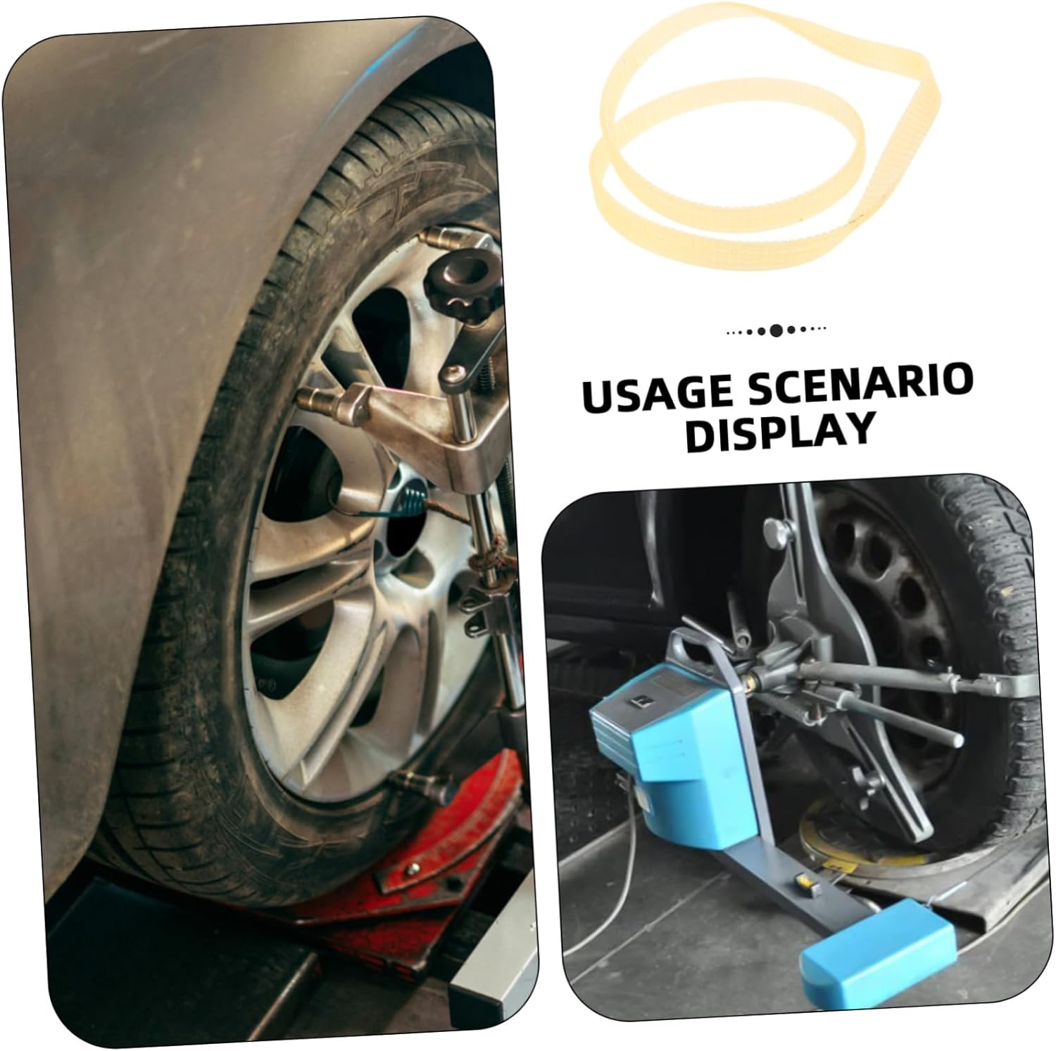 LABRIMP Wheel Balancer Drive Belt Replacement for Tire Balancer Five Groove Six Peak Transmission Belt Durable Automotive Repair Tool with Stable Power Transmission and Quick Installation image number 6