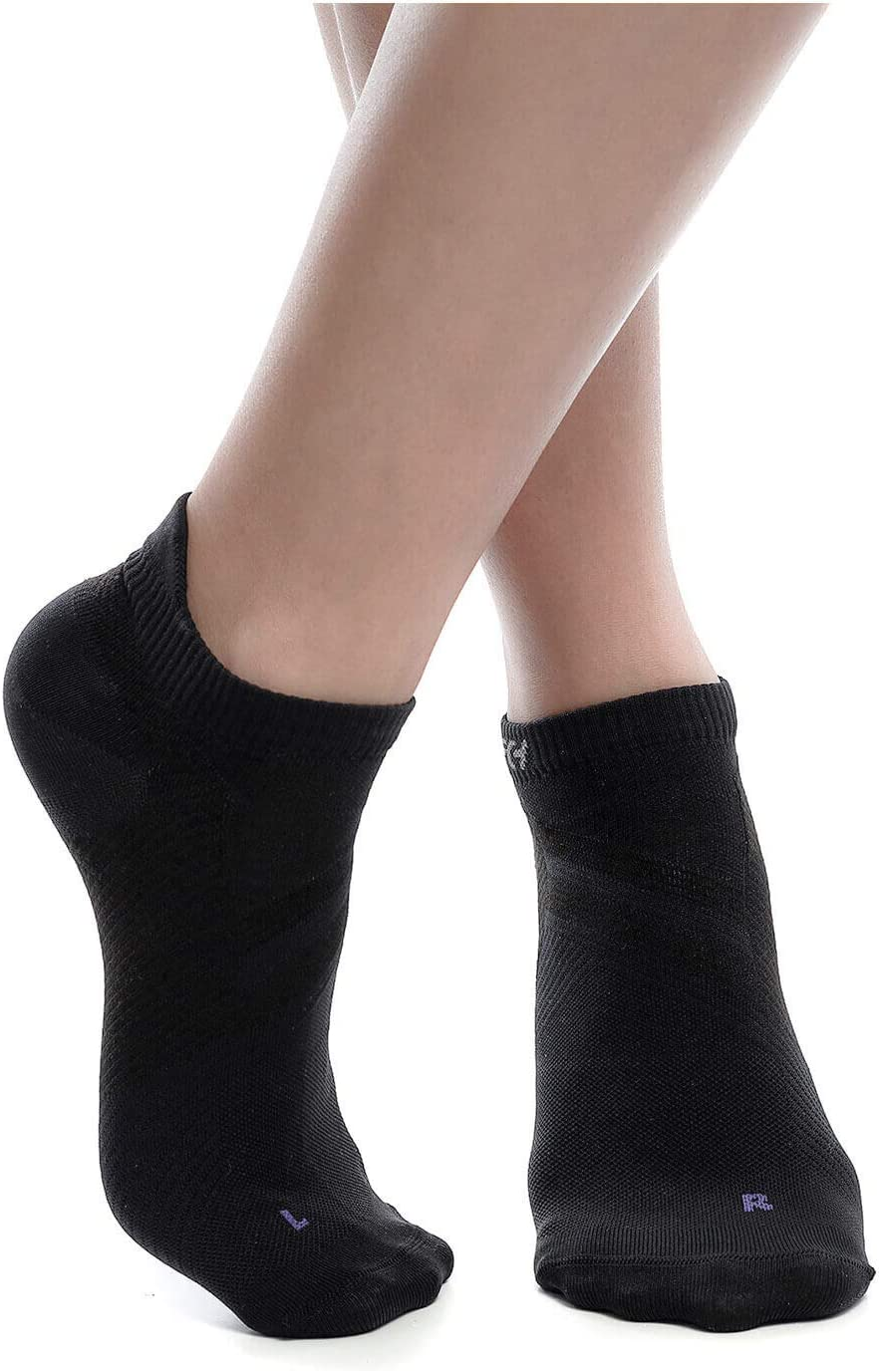 Compression Socks, Low Cut, No Show Ankle Tab, Ultra Light Plantar Fasciitis, Foot Pain Sock Relief with Arch & Heel Support for Men & Women