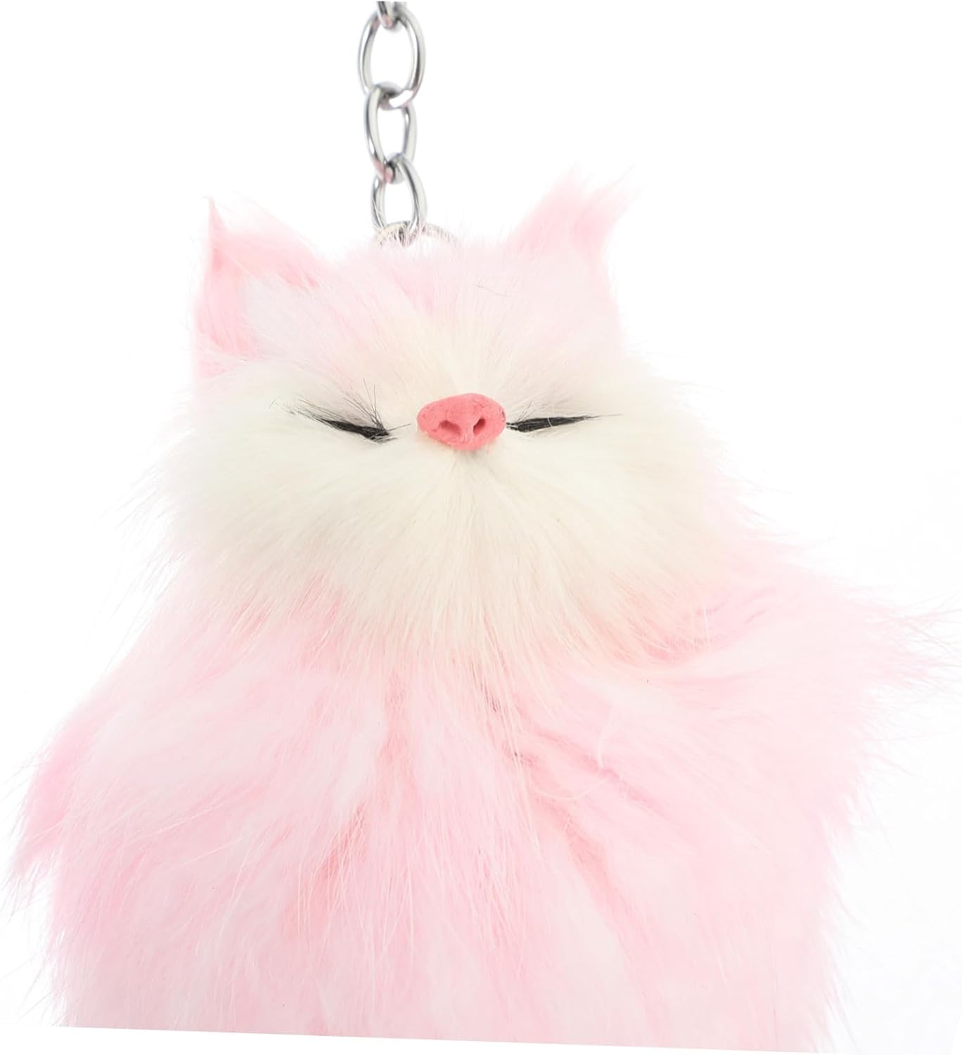 Keychain Charm Plush Fox Keychain Decorative Keyring for Backpack Car Key Ring Craft Adorable image number 4