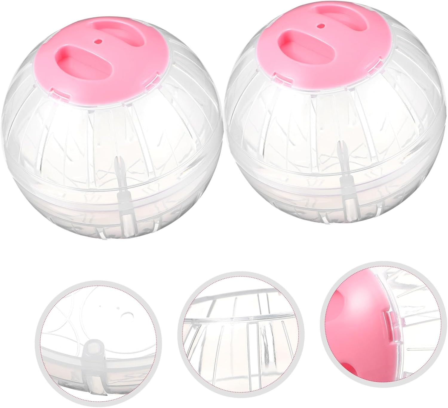 Minkissy 2Pcs Hamster Exercise Balls Pet Workout Balls for Hamster Toys for Small Animals Exercisers image number 6