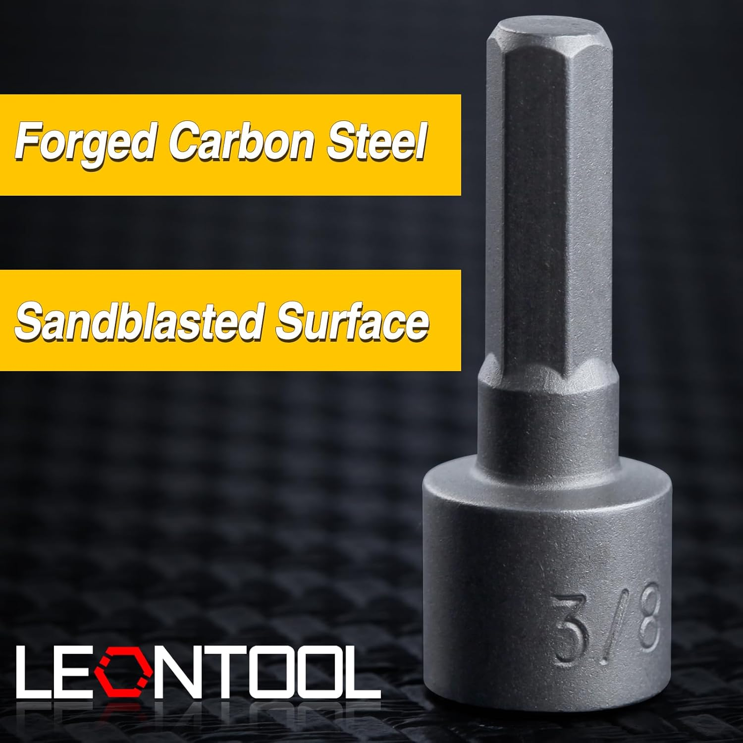 LEONTOOL 14PCS Power Nuts Driver Drill Bit Tools Set 1/4" Hex Socket Adapter Bolt Drivers Repairing Tool Kit SAE & Metric Socket Wrench Screw for Electric Screwdriver, Hand Drill, Socket Wrench image number 5