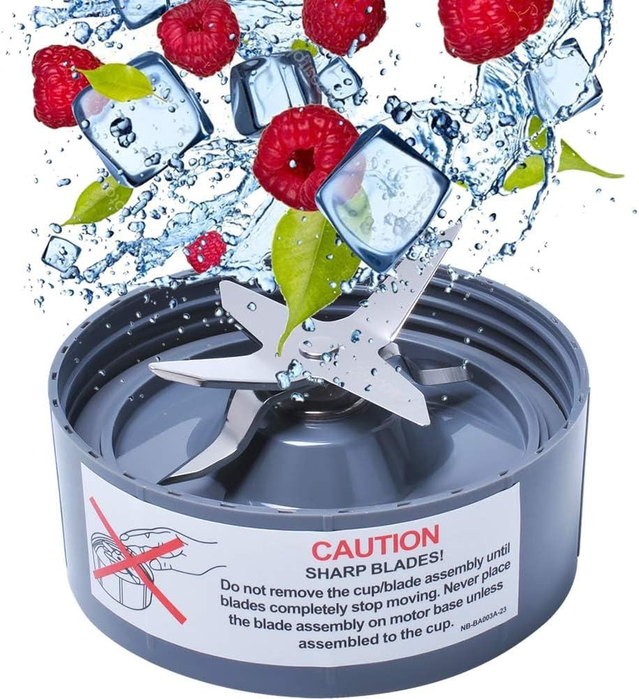 Replacement Extractor Blade, Compatible with Nutribullet Prime NB-202 1000W Blender (Black) image number 3