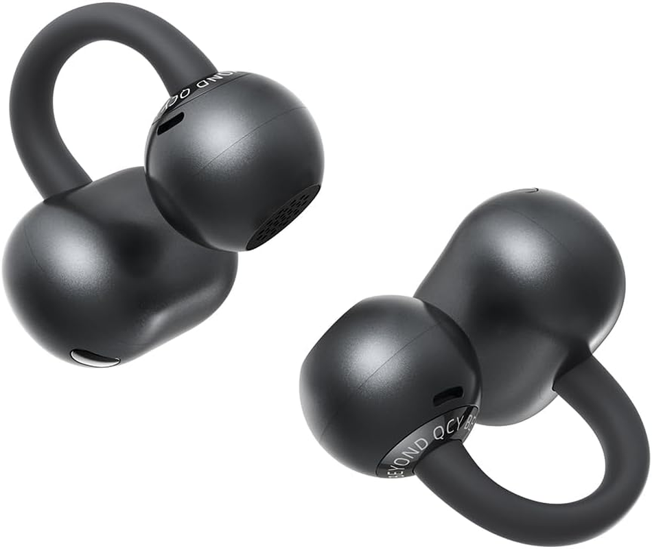 QCY Crossky C50 Open Ear Headphones, Clip-On Headphones, Wireless Bluetooth, Powerful Bass, Noise Cancelling for Calls, 5.2 G, Ultralight & Comfortable, Bluetooth 6.0, 36 Hours Playtime, IPX5 image number 1