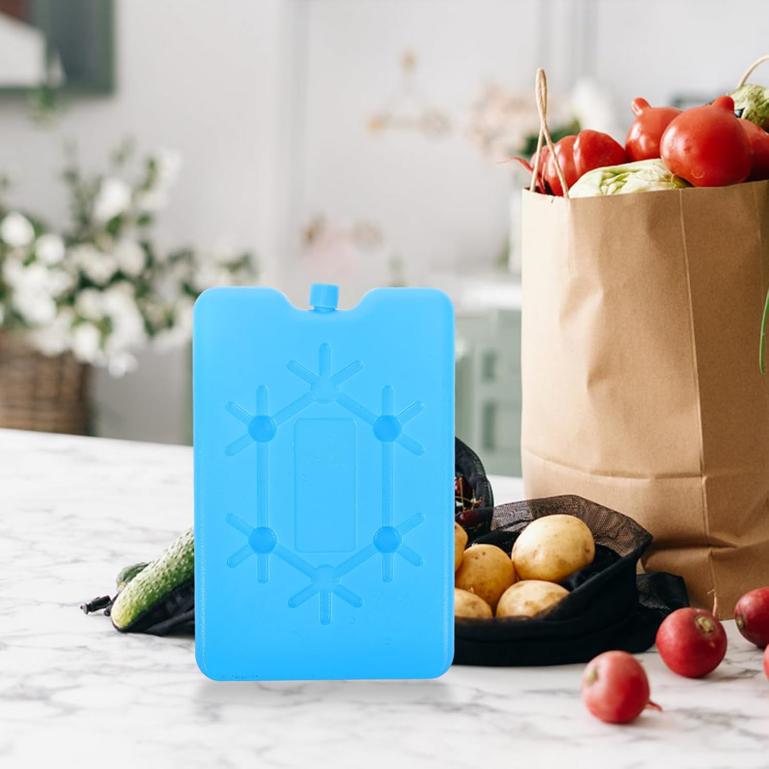 Alipis 4Pcs Packs Fresh Ice Box Lunch Box Ice Pack Ice Packs Reusable Ice Pack Freezer Blocks Cooler Ice Bag Ice Pop Bags Ice Blocks Breastmilk Freezer Bag Lunch Boxes Plastic image number 1