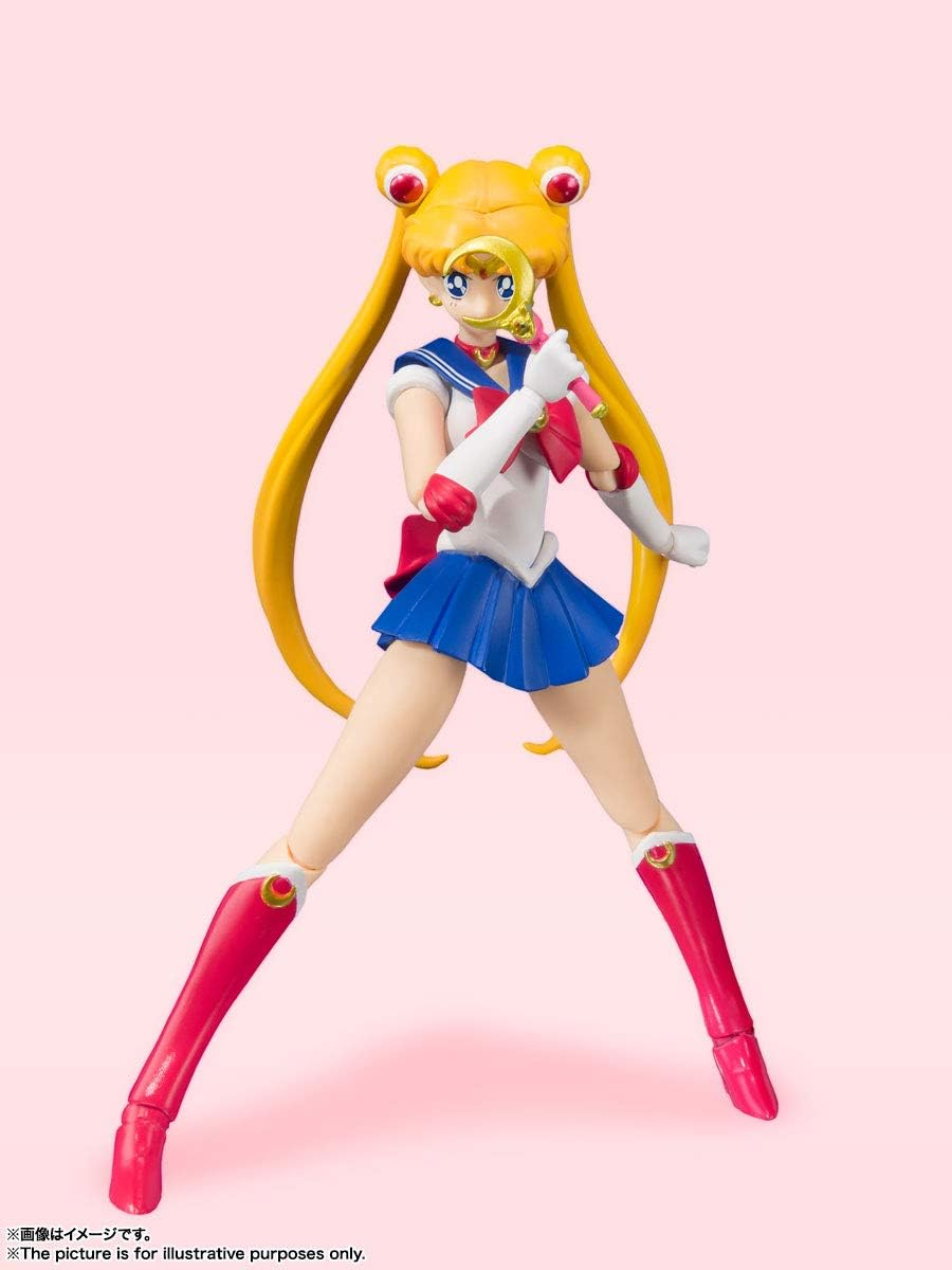 Sailor Moon (Animation Color Edition) Pretty Guardian Sailor Moon, Bandai S.H. Figuarts image number 3