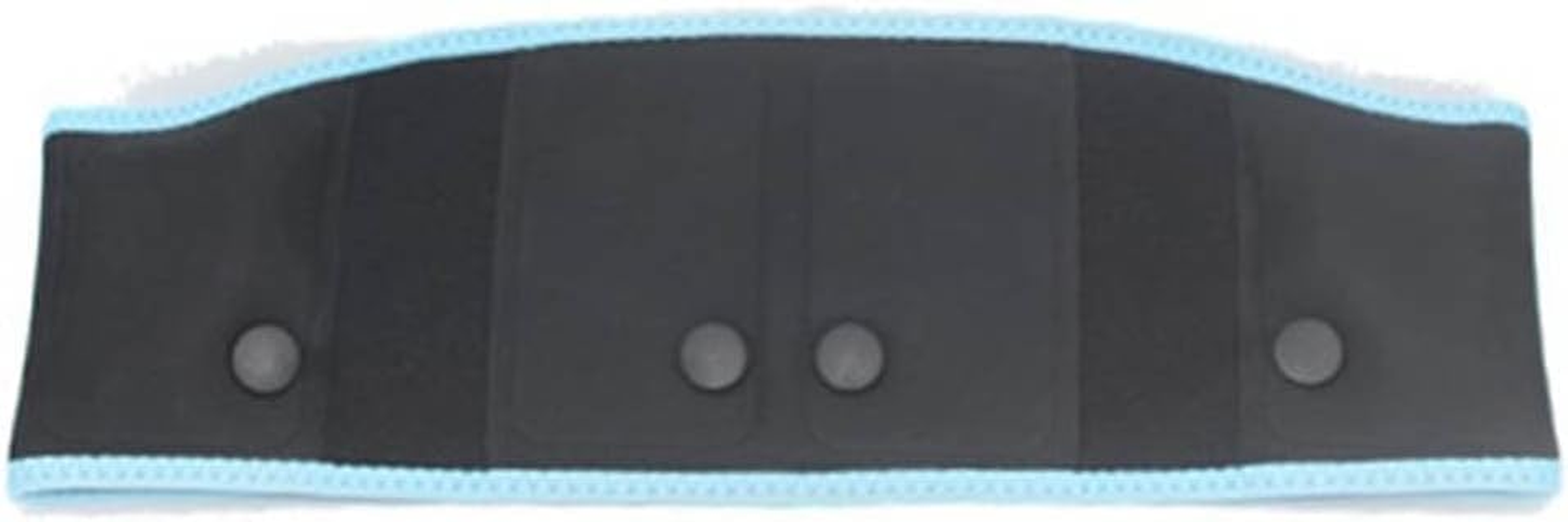 Caremax ABS Abdominal Muscle Toning Belt Ab Machine for TENS Machine EMS Muscle Stimulator Workout Fitness Equipment for Abdomen Waist Trainer with 3.5Mm Snap-On to 2Mm Pigtail Adapter