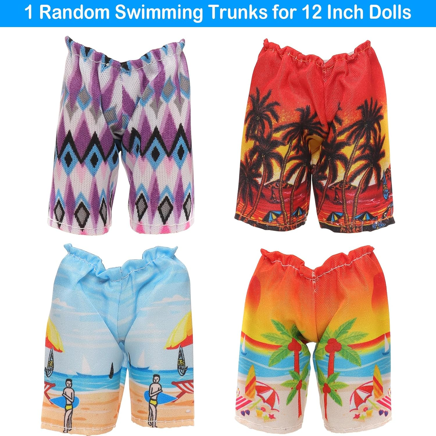 Barwa 6 Clothes Suits + 1 PCS Pants + 5 PCS Shoes + 5 Accessories for 12 Inch 32 Cm Doll image number 1