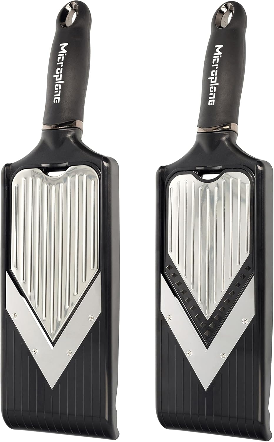 Microplane Adjustable V-Blade Slicer with Julienne Feature Stainless Steel/Black image number 1