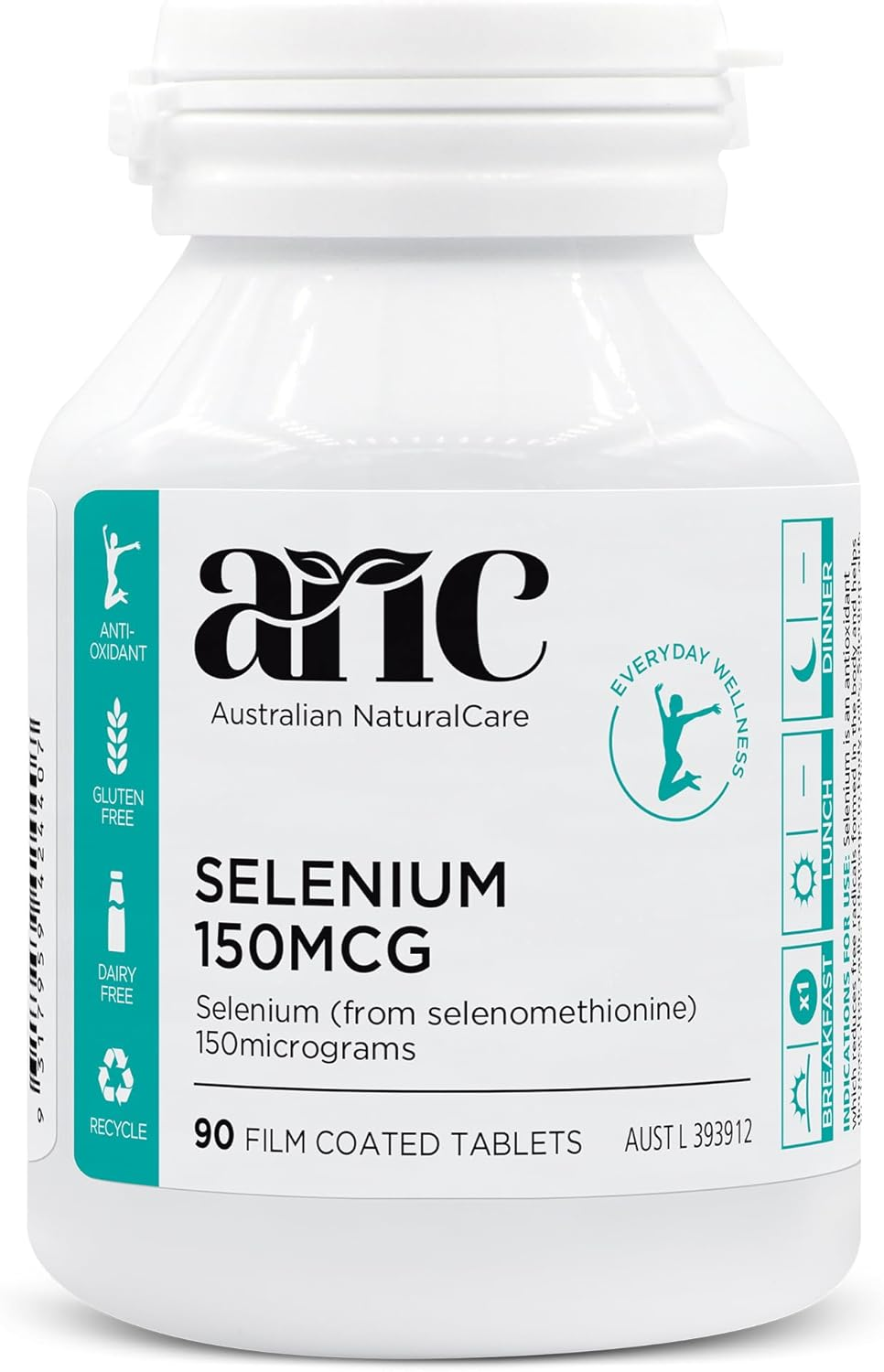 Australian Naturalcare - Everyday Health - 150Mcg Selenium Tablets (90 Count) image number 1