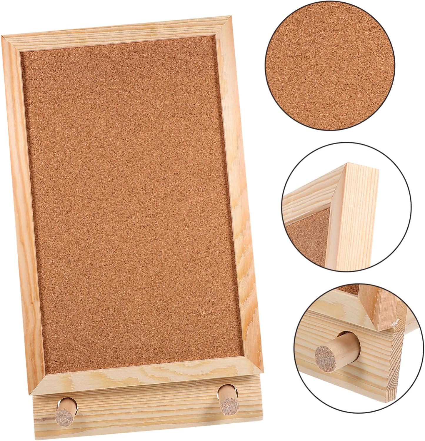 Operitacx Extra Pin Board Home Office Desk Stand Frameless Cork Board Creative Bulletin image number 3