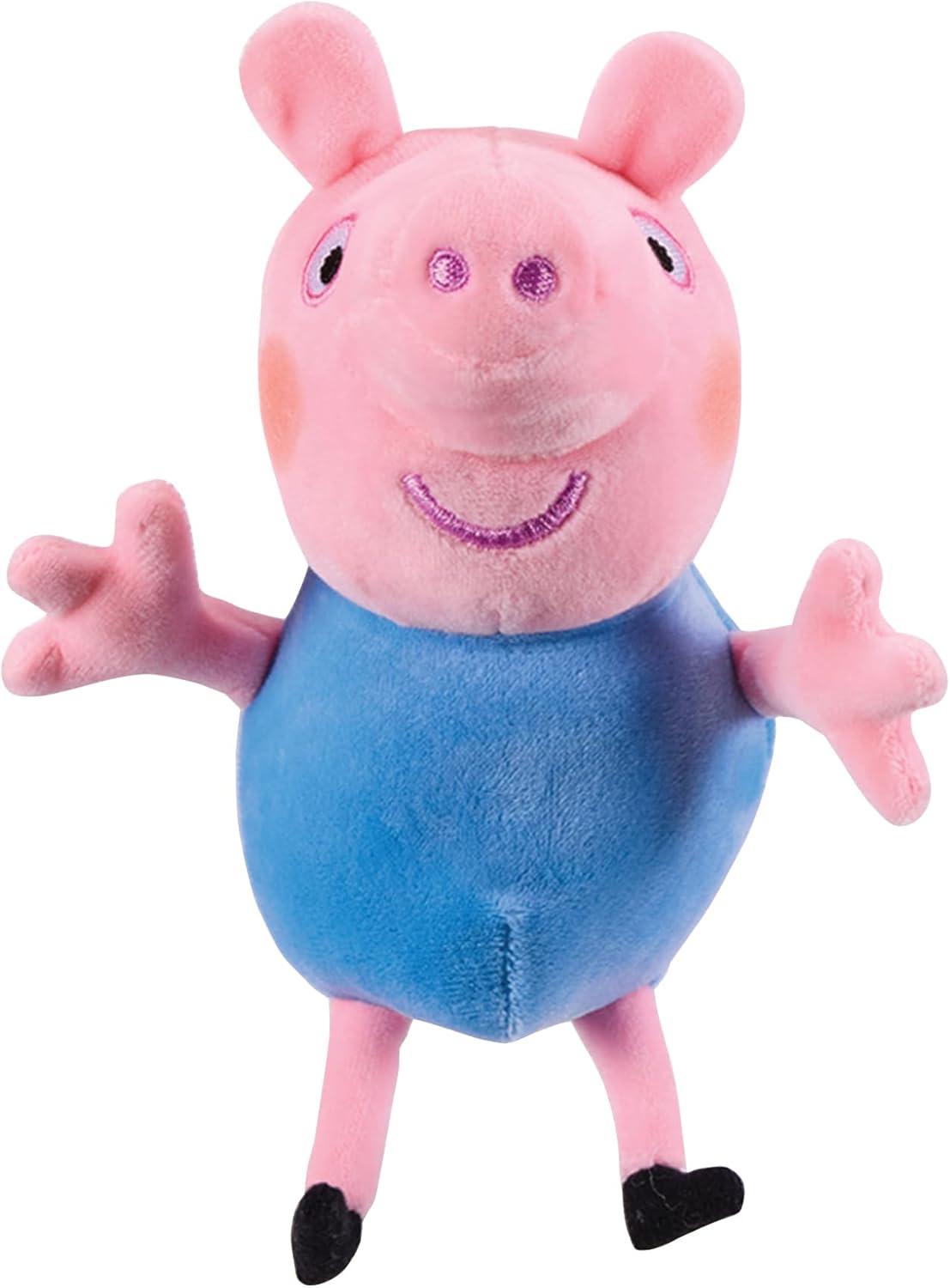 Peppa Pig Plush Toy Set, Soft Polyester Siblings Pack with Peppa, George & Baby Evie, 18Cm X 11Cm X 22Cm, Ages 18+ Months, 0.26Kg image number 6