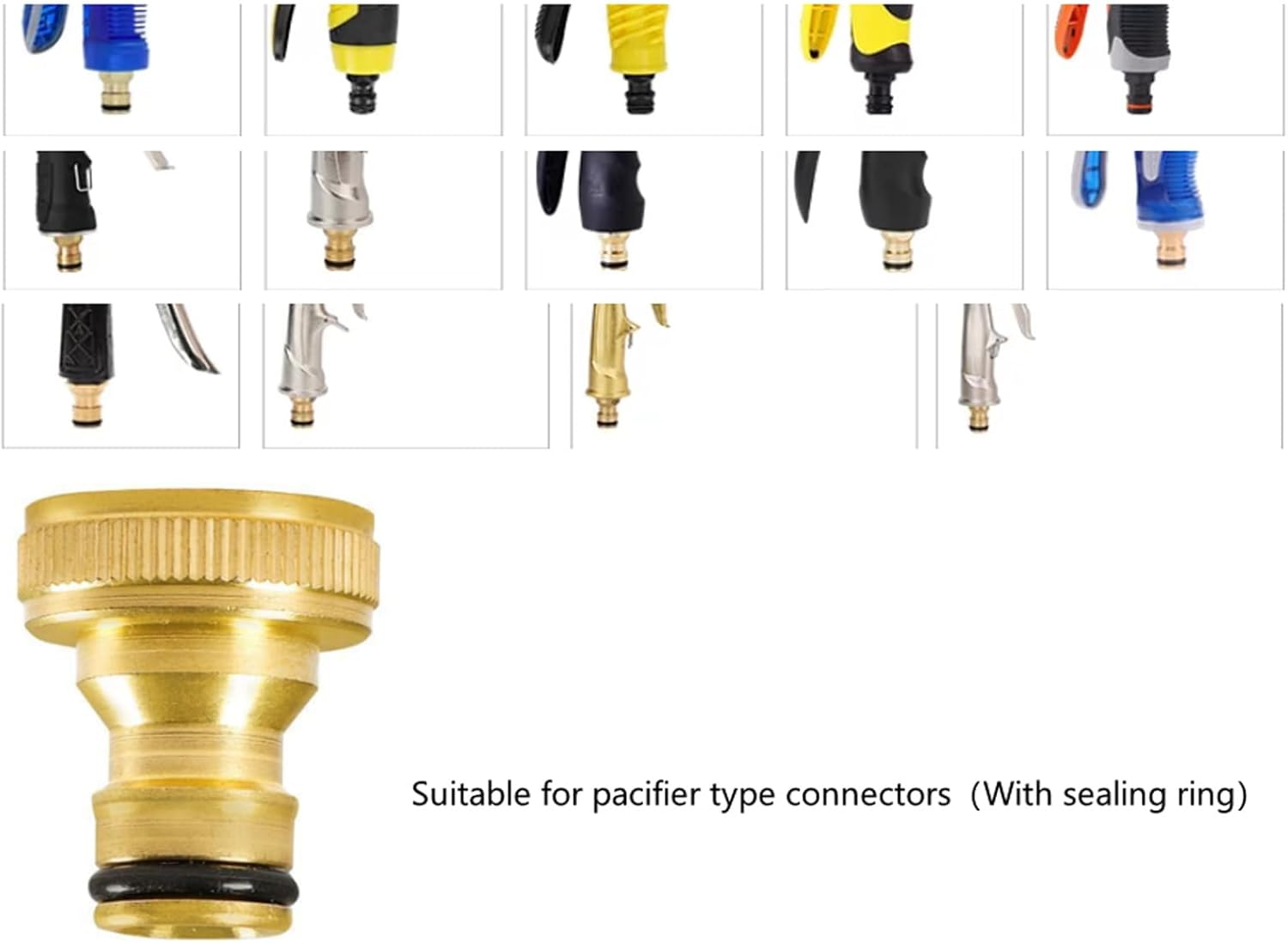 Ejoyous 6M Plastic Garden Hose, Quick Connector, Burst-Resistant Wear-Resistant & Leak-Proof, Fits Flower Watering/Car Washing/Cleaning Portable, Space-Saving image number 2