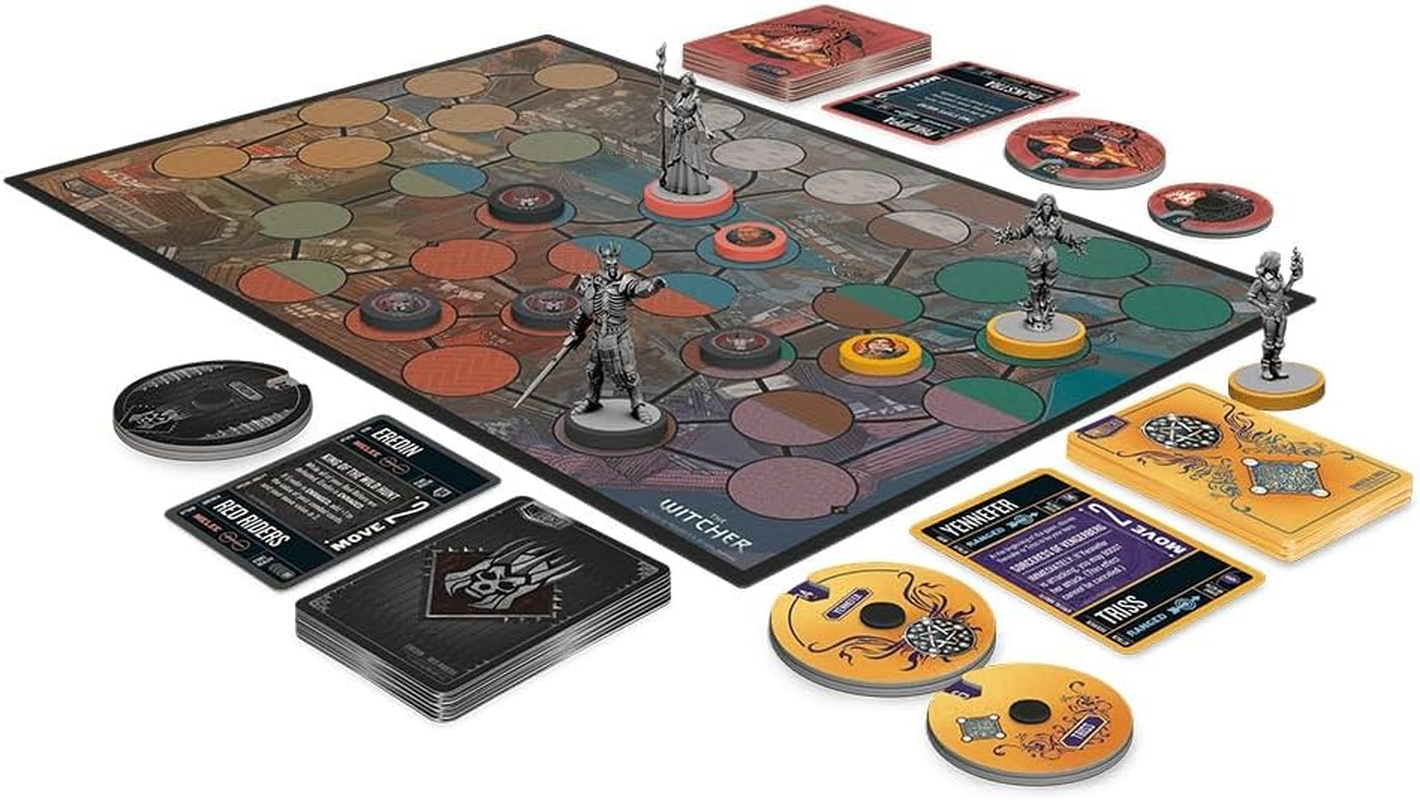 IELLO | Restoration Games | Unmatched: the Witcher - Realms Fall | 2-3 Players, Ages 9+ image number 1