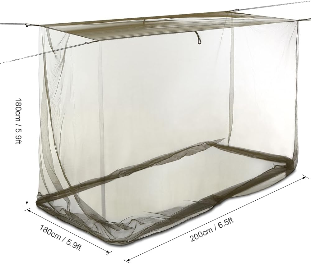 Mingzhe Camping Mosquito Net Outdoor Net for Camping Hiking Backpacking image number 1