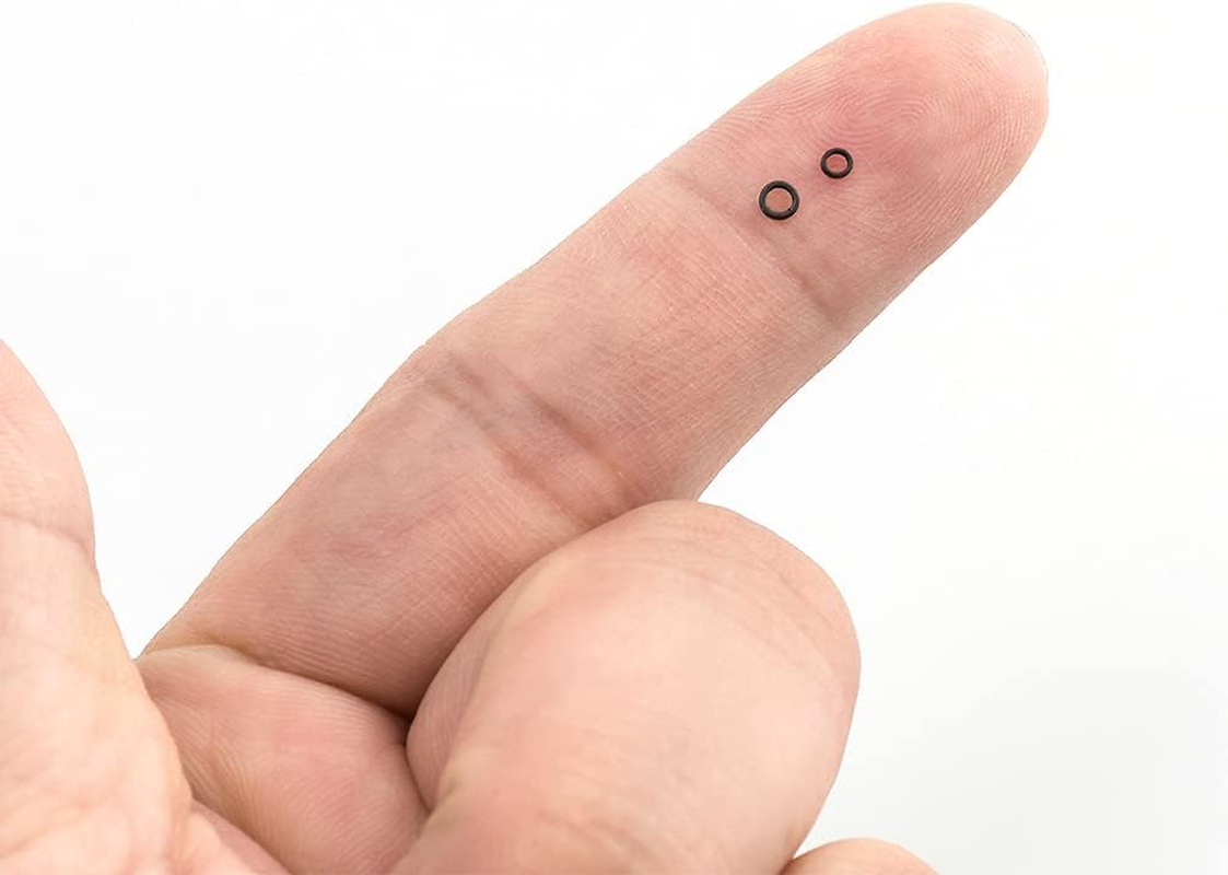 Dr.Fish 50 Pack Fly Fishing Tippet Rings Stainless Steel Solid Lightweight Low Profile 2Mm/2.5Mm Freshwater Trout Salmon Crappie Bluegill Steelhead image number 1