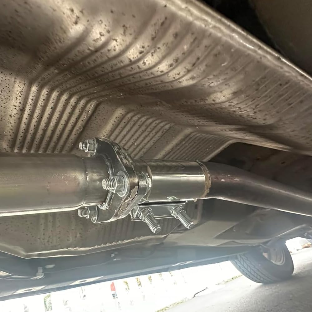 Exhaust Clamp 2 Inch, 75Mm Butt Joint Band Exhaust Clamps 304 Stainless Steel image number 5