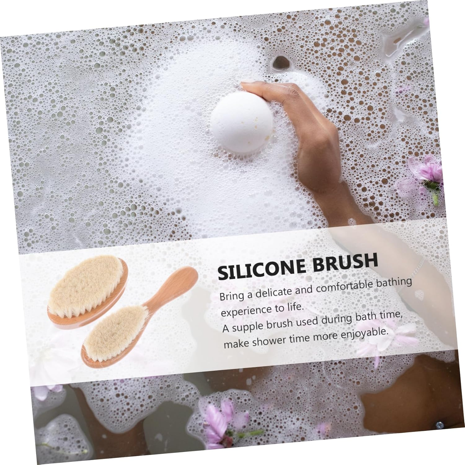 Bestonzon 2Pcs Detangling Hair Brush Hair Brush Women Barber Duster Cleaning Salon Duster Cutting Dust Cleaning image number 3