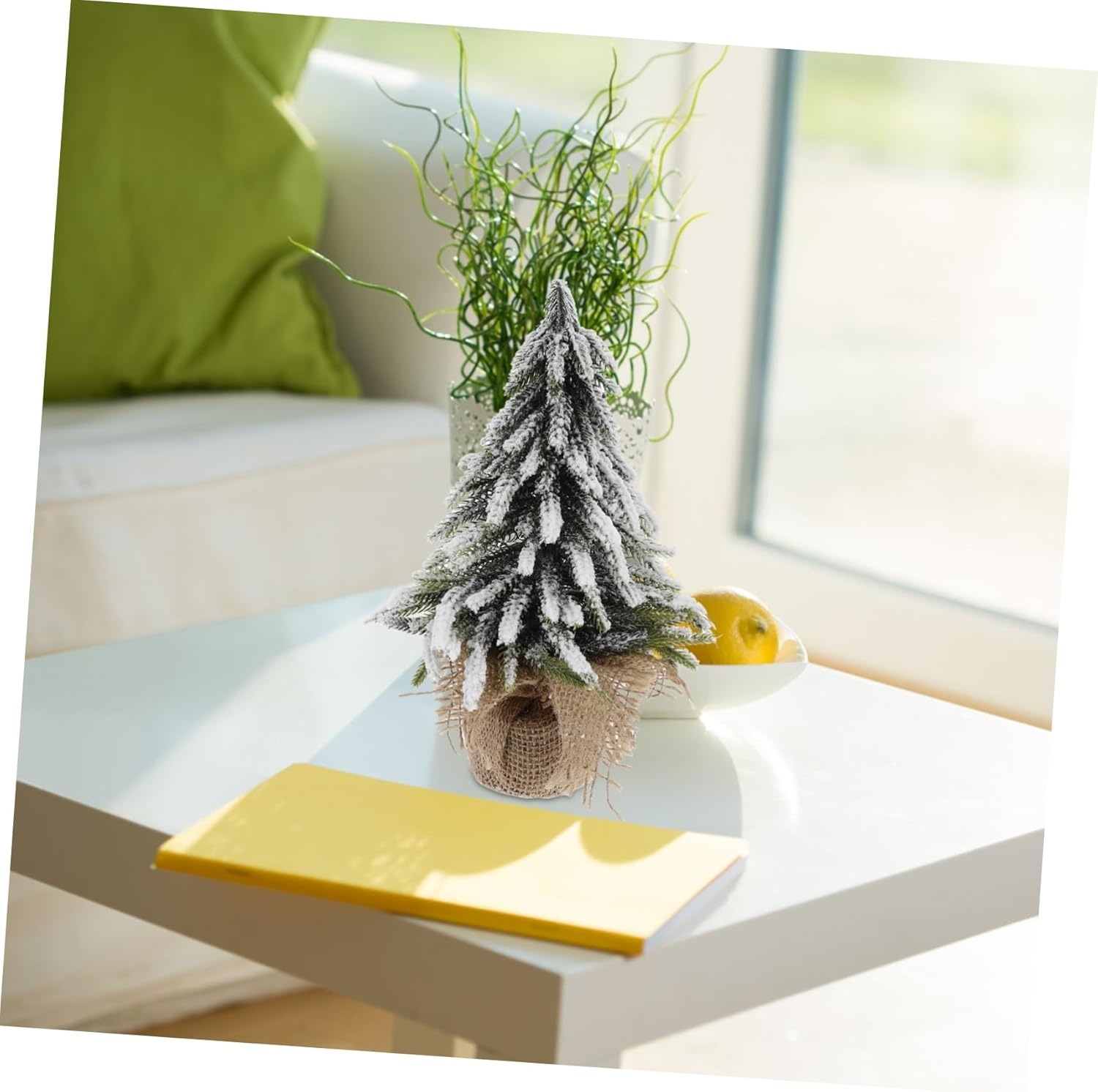 Scene Xmas Tree Decoration for Party Desktop Christmas Tree Ornament Stylish Festive Desktop Decor for Boys and Girls Family for Home Shop and Bar Use