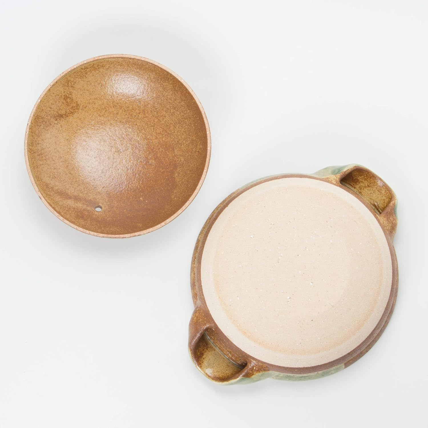 Hase Seien Potter, IGA, Approx. 8.3 Inches (21 Cm), Approx. 28.7 Fl Oz (800 Ml), Direct Fire, Microwave, Oven Safe, IGA Glaze, Brown, Made in Japan ANI-21 image number 1