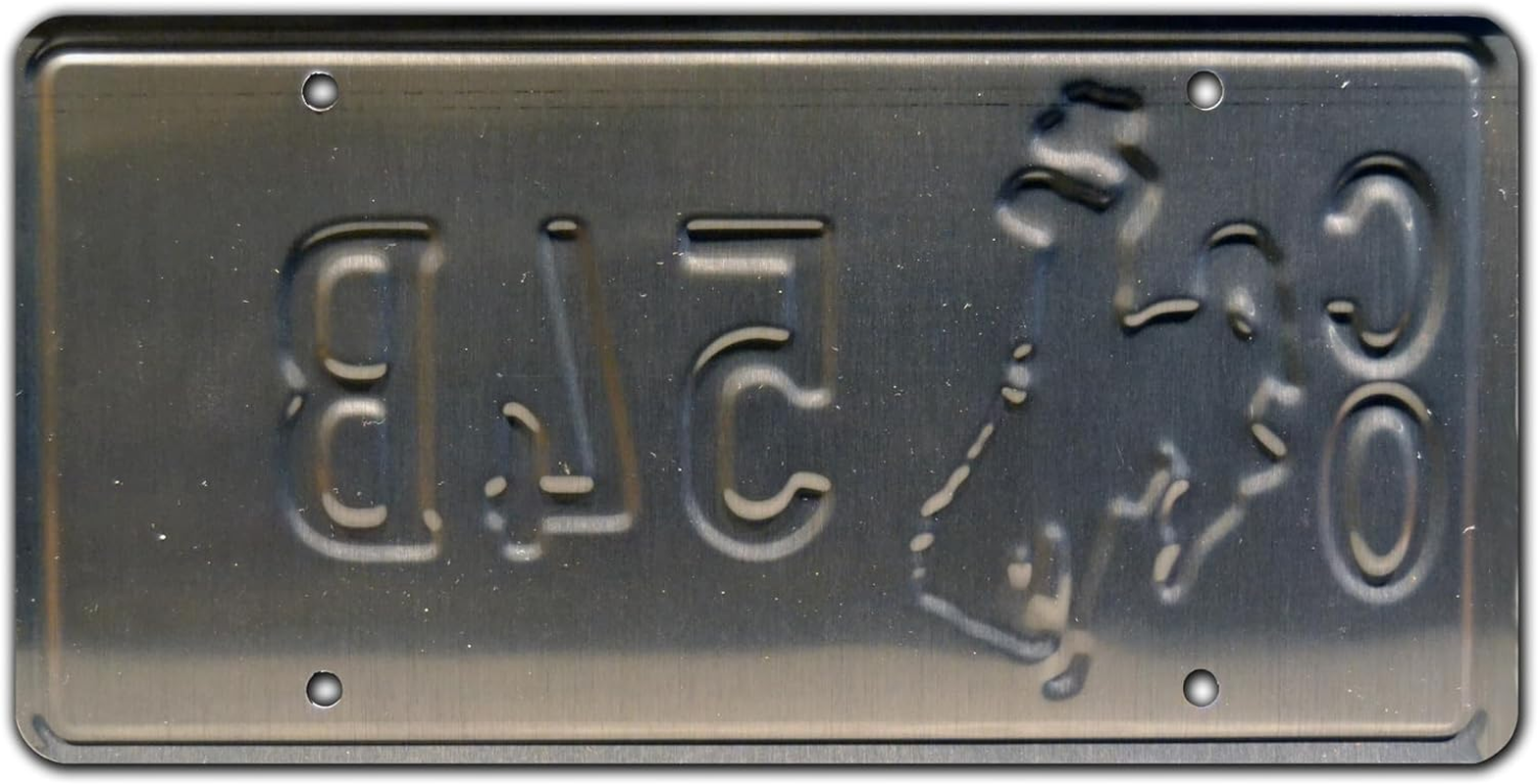 Longmire | CO 54B | Metal Stamped License Plate image number 2