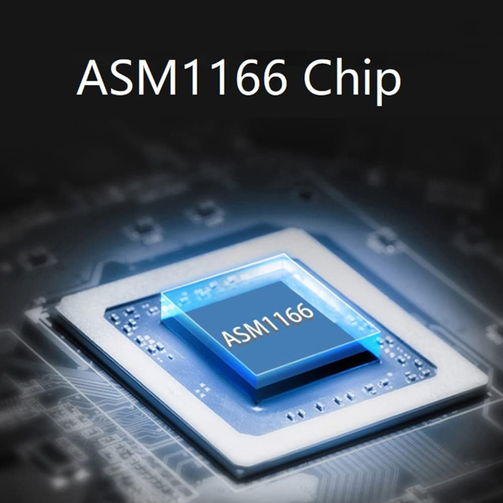 Jingfei PCIE to SATA 6Gpbsx6-Port Expansion Card+Sata Cable M.2 MKEY PCI-E Riser Card M.2 NVME to SATA3.0 ASM1166 Support PM image number 6