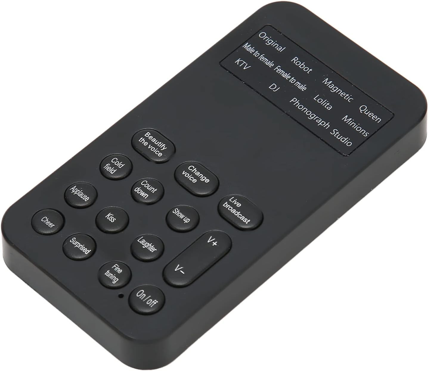 Mini Voice Changer Sound Card for Computers, Sound Converter with 8 Different Voice Changes for Computers Phones Tablets Gaming Device, Sound Effects Machine for Kids Friends, Gifts