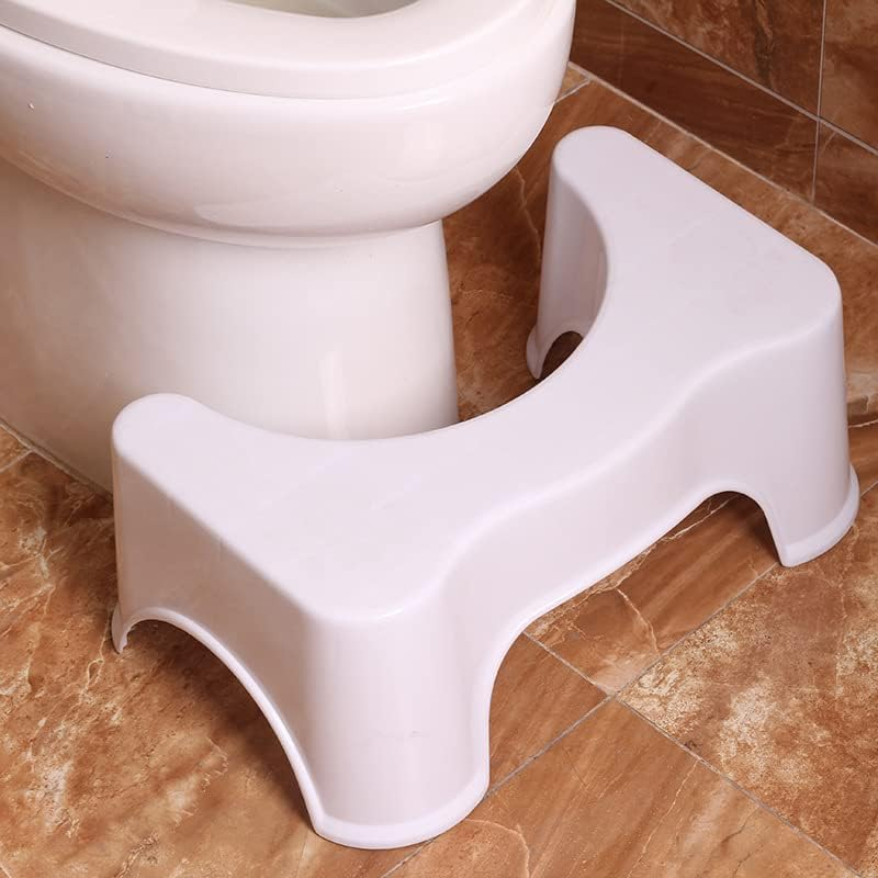 AIMALL Bathroom Toilet Stool, Foot Step Stool, Footstools,Bathroom Toilet Stool, Foot Step Stool, Footstools - Anti-Slip Bathroom Accessories, 15.35In X 8.86In X 6.69In