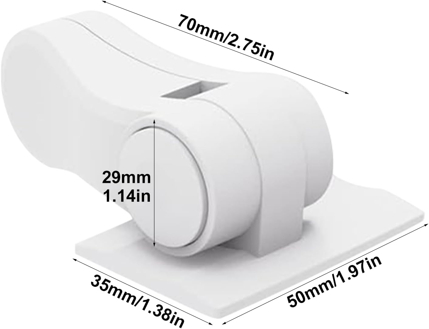 6-Pack Child Safety Door Lever Locks, Adjustable Baby Proofing Handle Locks for Doors, Baby Gate Alternative, Secure and Easy to Install Childproof Lever Lock, No Tools, Damage-Free