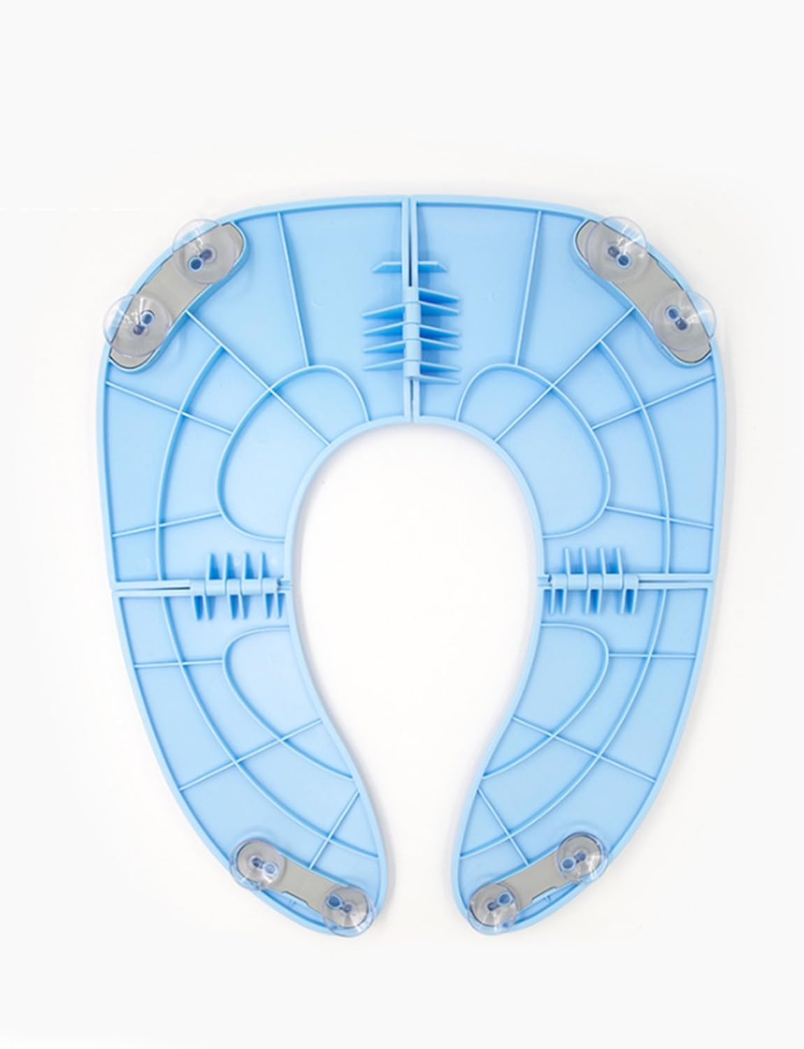The Foldable Toilet Training Seat Includes a Travel Carrying Bag, a Portable Toilet Seat with an anti Slip Base and Ergonomic Handle, and a Universal Seat Suitable for Round/Oval Toilets image number 5