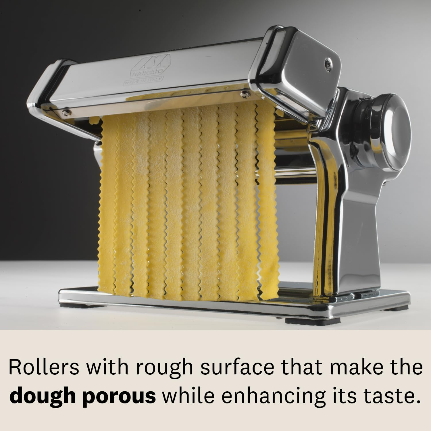 Marcato Accessories for Atlas Pasta Maker Machine &ndash; Reginette, 12Mm, Silver image number 5