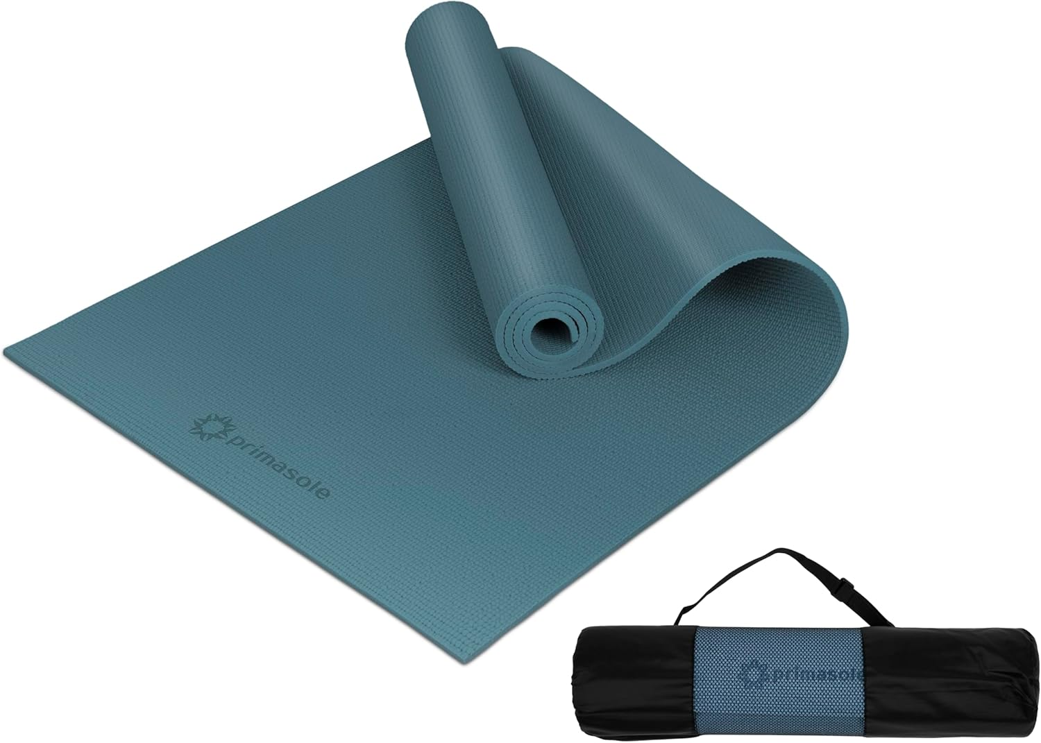 Primasole 1/3 Thick Yoga Mat with Carry Strap. Exercise Mat for Yoga, Pilates, Fitness and Floor Workout at Home and Gym