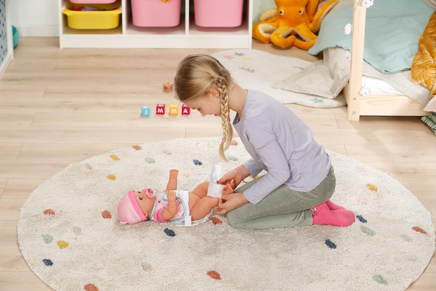 BABY Born Nappies 5-Pack, Cute Nappy That Fits Dolls up to 43Cm, 838358 Zapf Creation image number 2