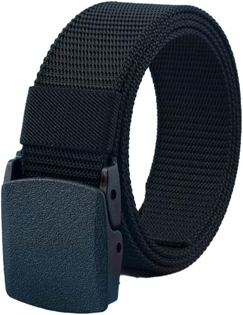 AIMALL Outdoor Tactical Nylon Belt &ndash; Adjustable Military Sports Waistband for Men & Women, Durable Canvas Web Belt with Automatic Buckle, 115Cm (45.3In)