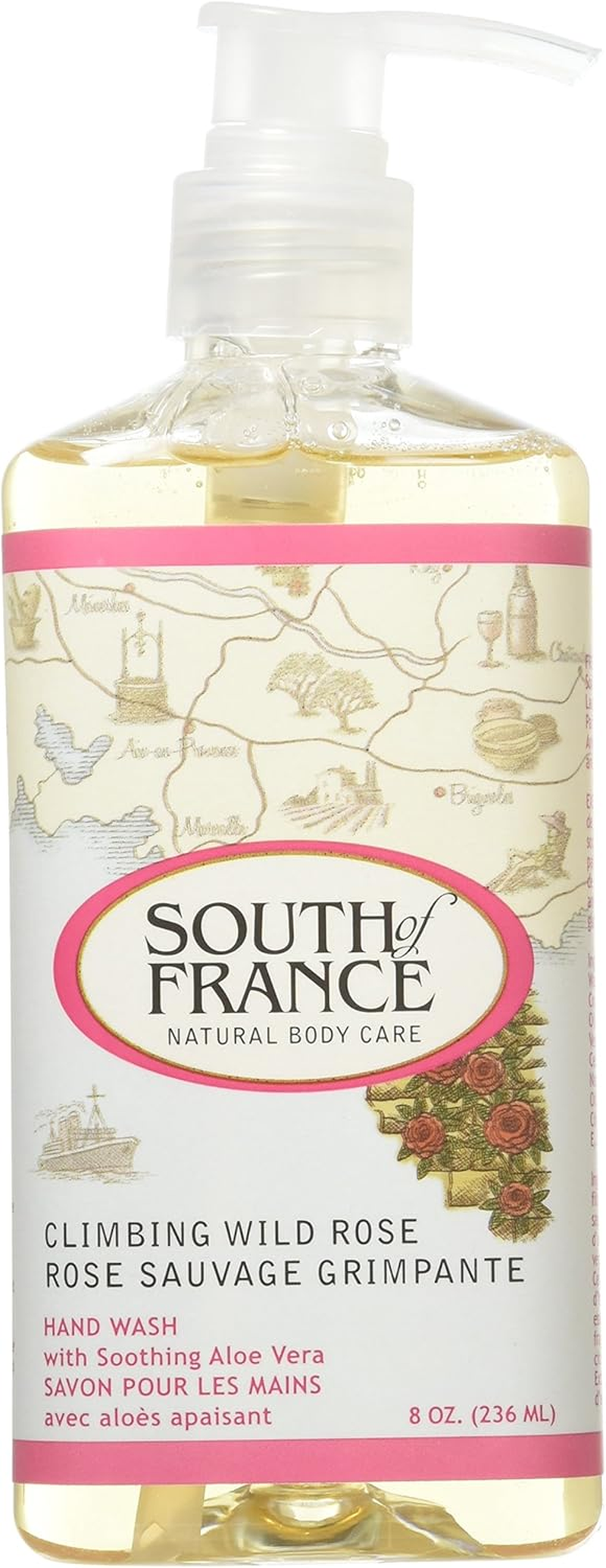 South of France - Hand Wash Climbing Wild Rose - 8 Fl. Oz. image number 2