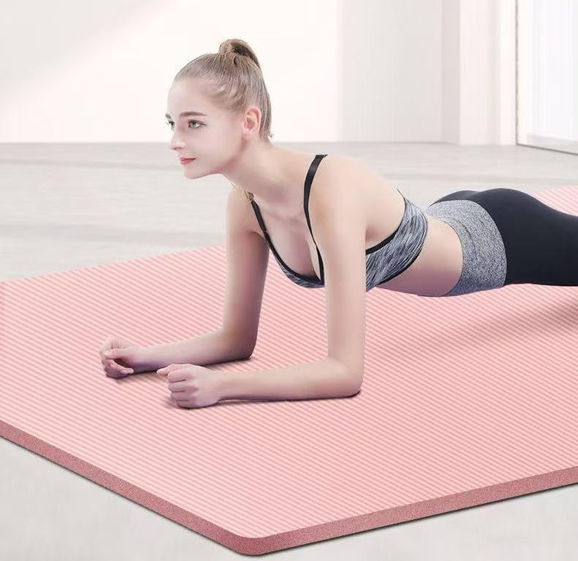 Silent, Shock - Absorbing and Non - Slip! Universal Extended and Widened Exercise Mat for Both Men and Women, Suitable for Yoga, Dancing, Skipping Rope and Aerobics