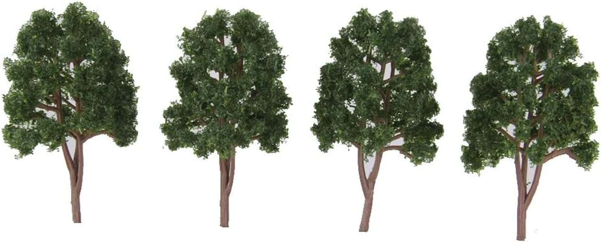 20Pcs Model Trees DIY Railway Scenery Landscape 7.5Cm Art Dark Green image number 5