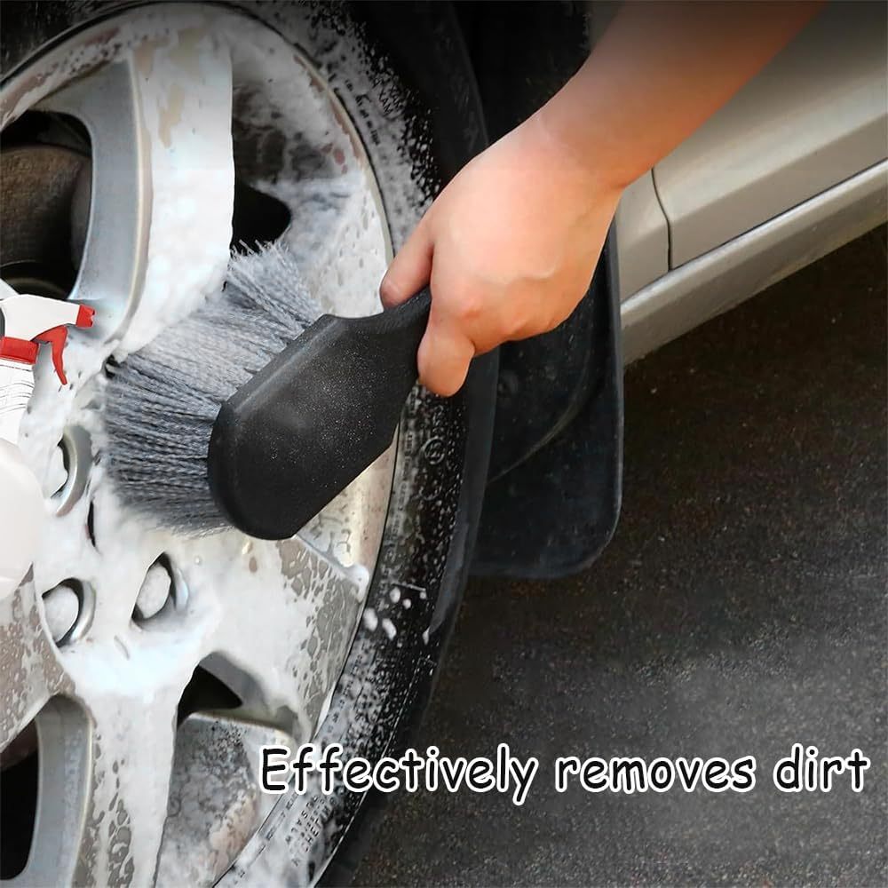 Two-Piece Bird Bath Brush Set with Plastic Handle Bird Bath Cleaner for Gentle and Effective Cleaning of Birds and Feeders, Suitable for Feeders, Bathroom Accessories, Outdoor Fountain Cleaning image number 3