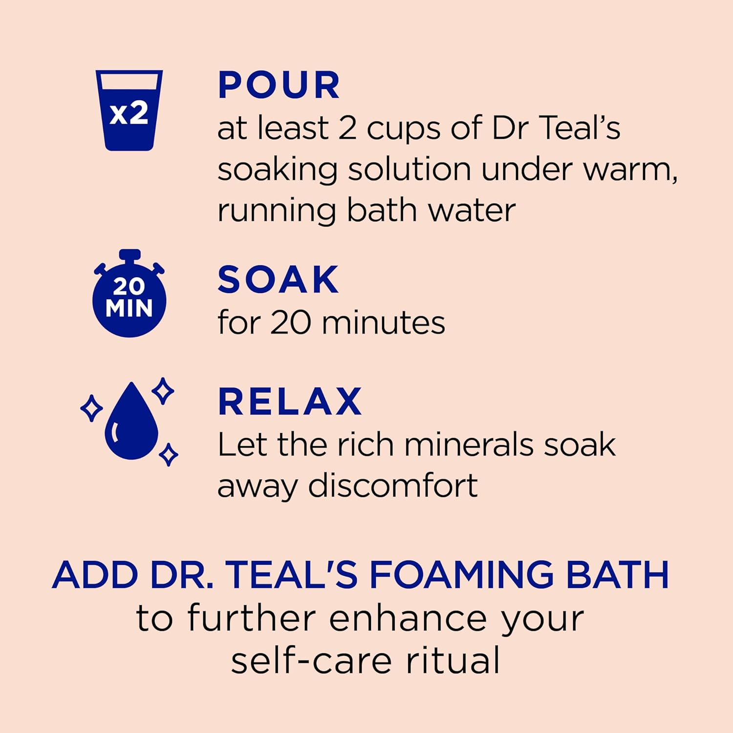 Dr Teal'S Pure Epsom Salt, Stress Relief with Essential Oils, 3 Lbs image number 1