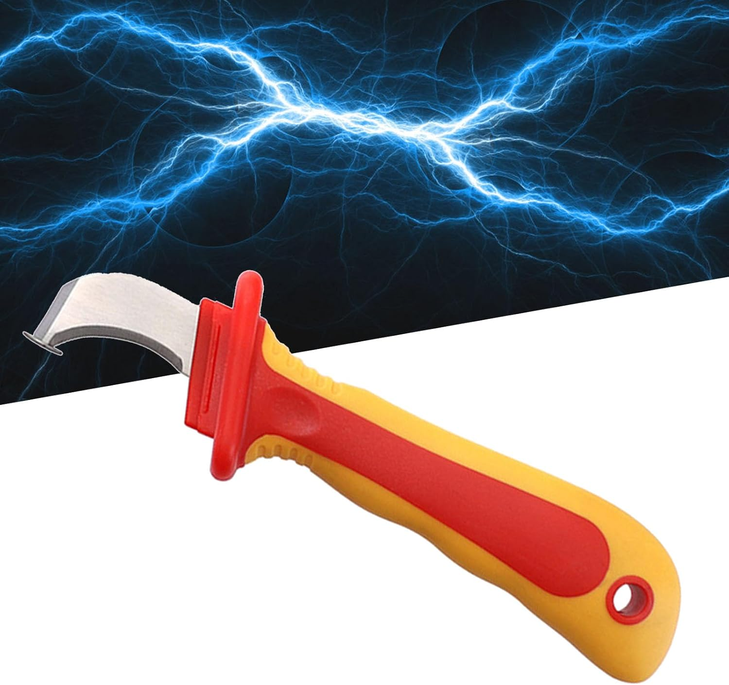 Insulated Sheathing Knife Fast Strip Cable Stripper Cutter Wire Stripping for Electricians and Telecom Use