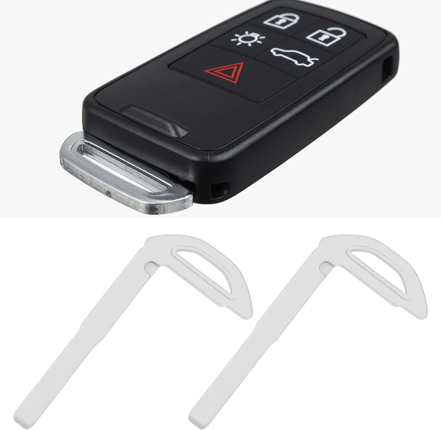 Emagtech 2Pcs Key Blade for Remote Smart Key Compatible with Volvo V40 V60 V70 XC60 S90 image number 2