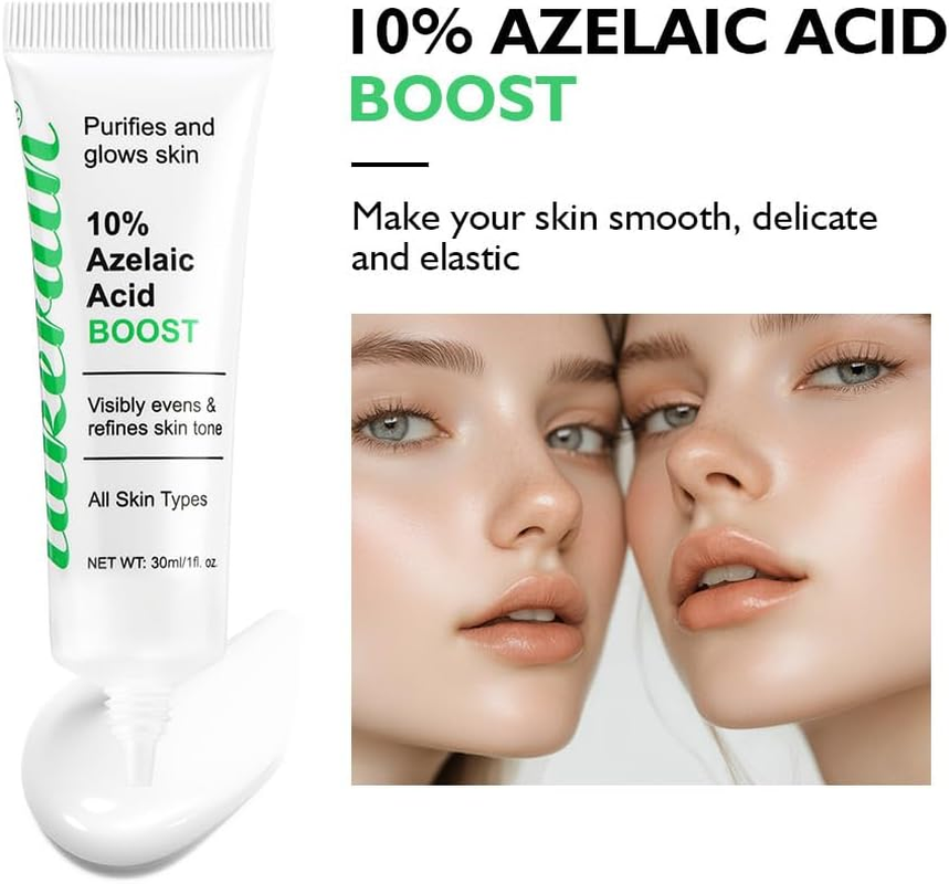 Ai-Uchoice Azelaic Acid 10% Cream for Face Body, 0.7 OZ Acid Acne Gel with Salicylic Acid for Skin Balancing Nourishing for Sensitive Skin Care & Daily Routines (10% Azelaic Acid Cream) image number 3