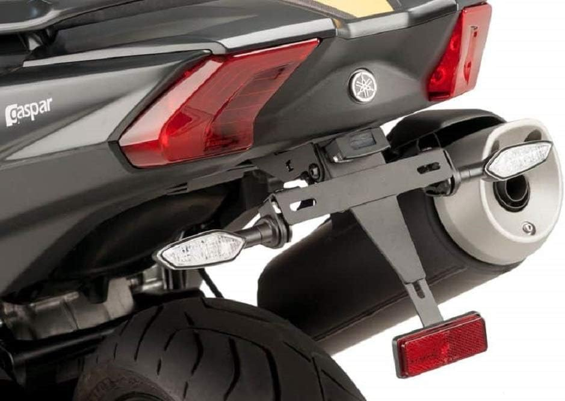 Puig License Support 9468N Black for Yamaha T-MAX 530/DX/SX 17'-18'