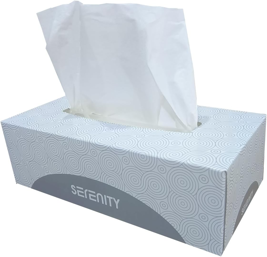 Serenity Tissues Deluxe Pack - 36 Boxes of 160 Ultra-Soft Tissues for Ultimate Comfort and Convenience image number 2