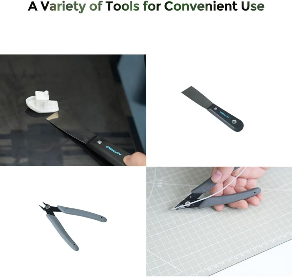 Official 3D Printer Tools Wrap Pro Kit, Includes Nozzle Cleaning Tool, Deburring Tools,Storage Bag for 3D Printer Assembly,Removal,Cleaning,Finishing(74Pcs) image number 4