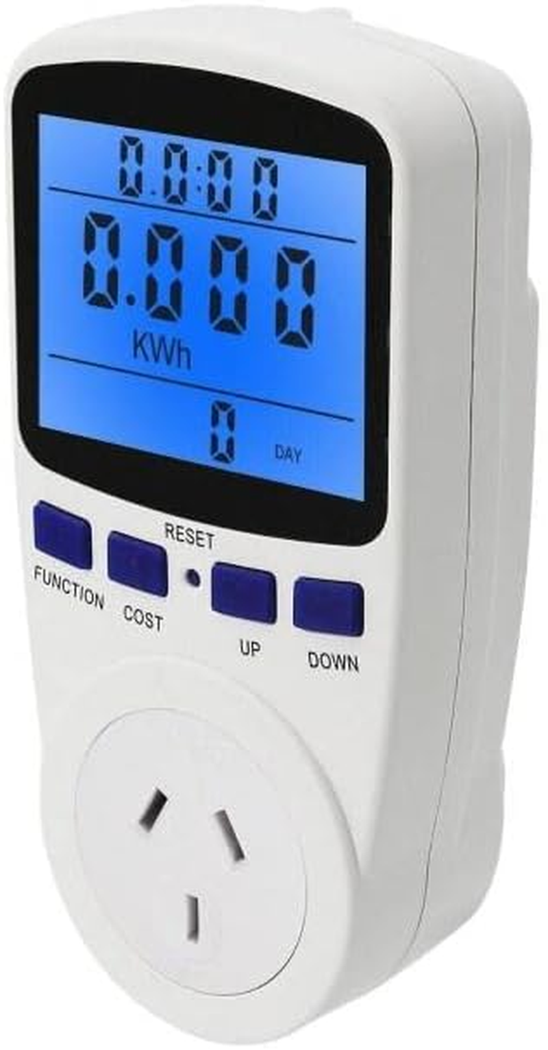 AIMALL Power Meter Energy Consumption Watt Meter, 240V Electricity Monitor with Large LCD Display, Australian Socket, Calculates Cost & Power Efficiency image number 3