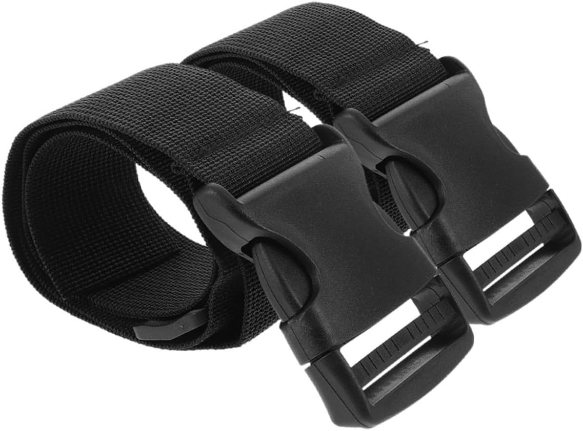 WHAMVOX 2Pcs Adjustable Luggage Belt with Buckle Travel Straps for Suitcases Backpack Extender Utility Strap Heavy-Duty Travel Baggage Accessory for Secure Bundling image number 3