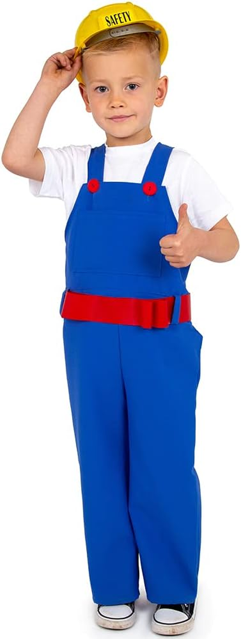 Builder Costume & Helmet - Kids Costume 5-7 Years image number 6