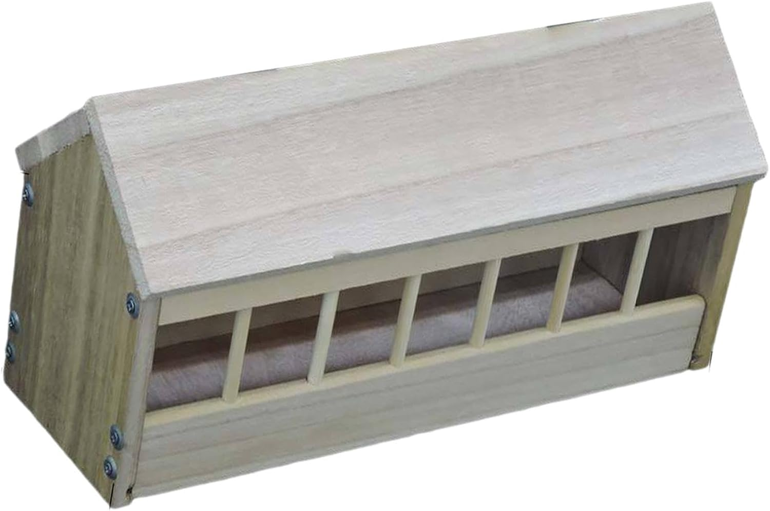 ＡＷＨＡＯ Pigeon Feeder, Poultry Feeder, Wooden Dish, Bird Dispenser for Pigeons, Chicks, Poultry image number 2