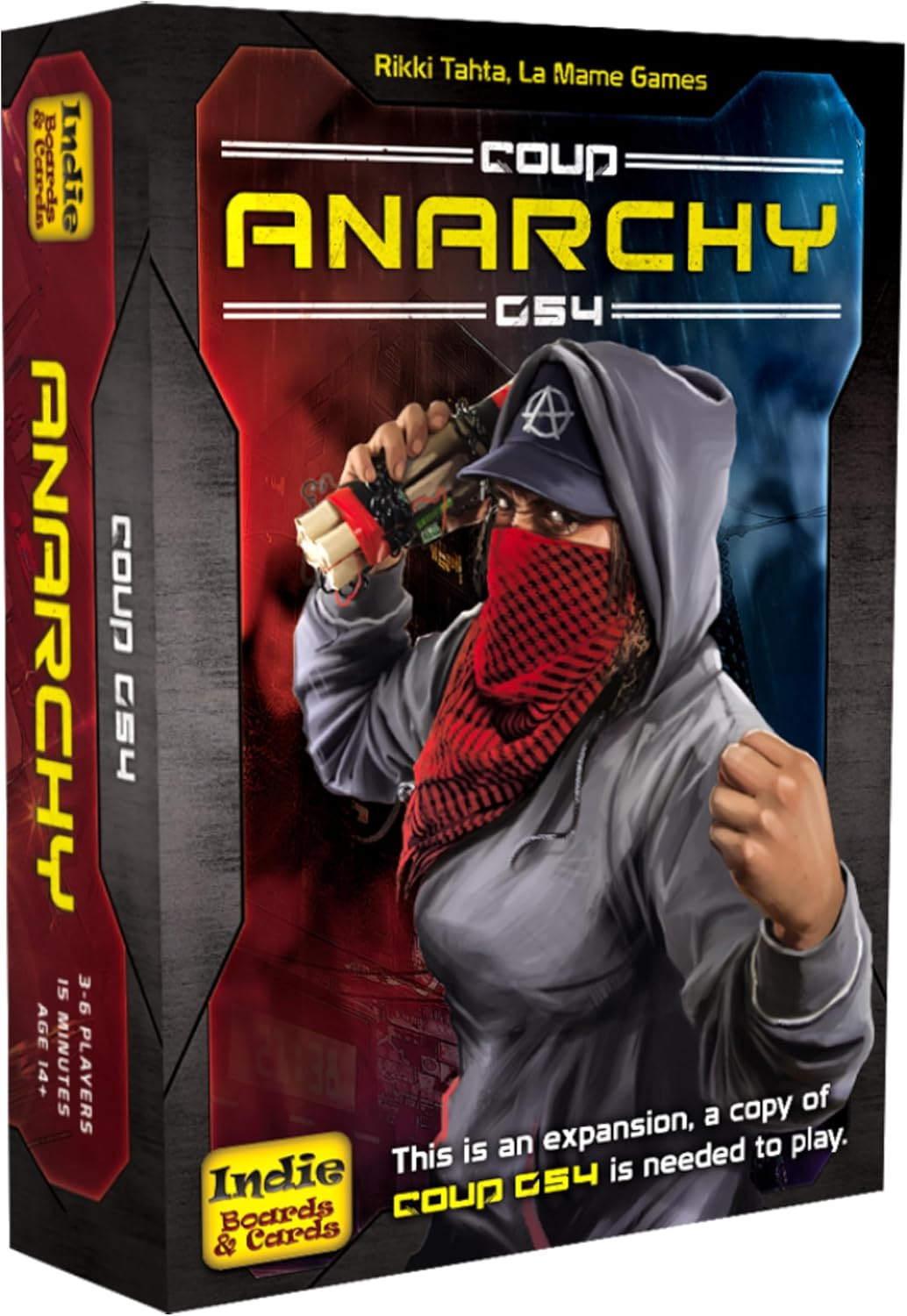 Indie Boards & Cards Coup Rebellion G54 Anarchy Card Game image number 3